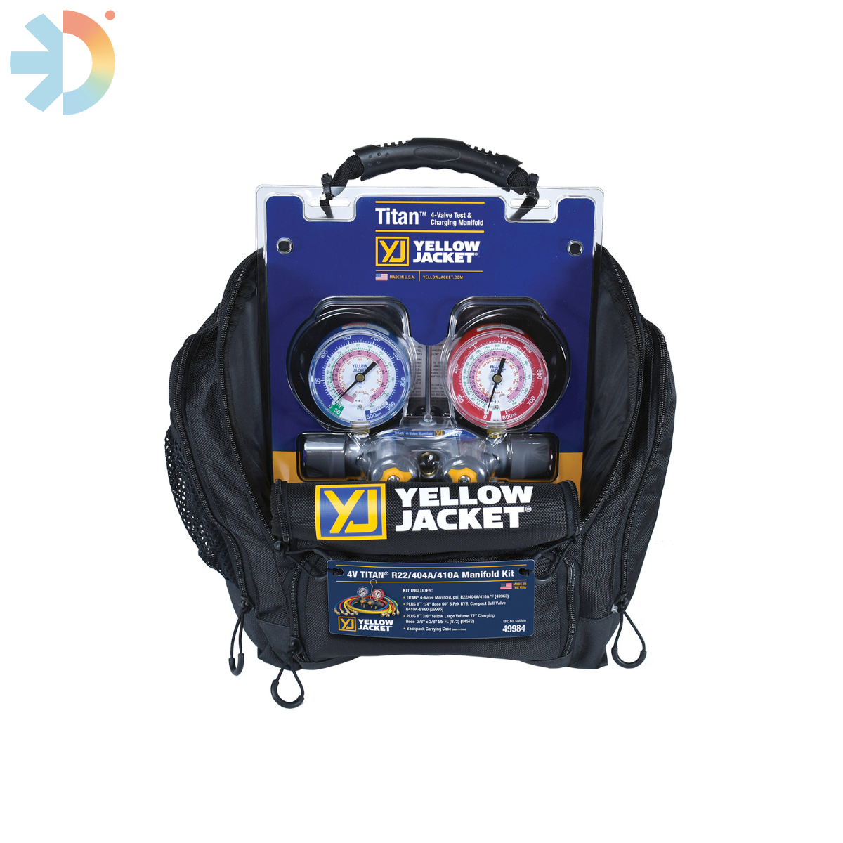 YJ TITAN BACKPACK KIT 4V R448A/R449A/R452A