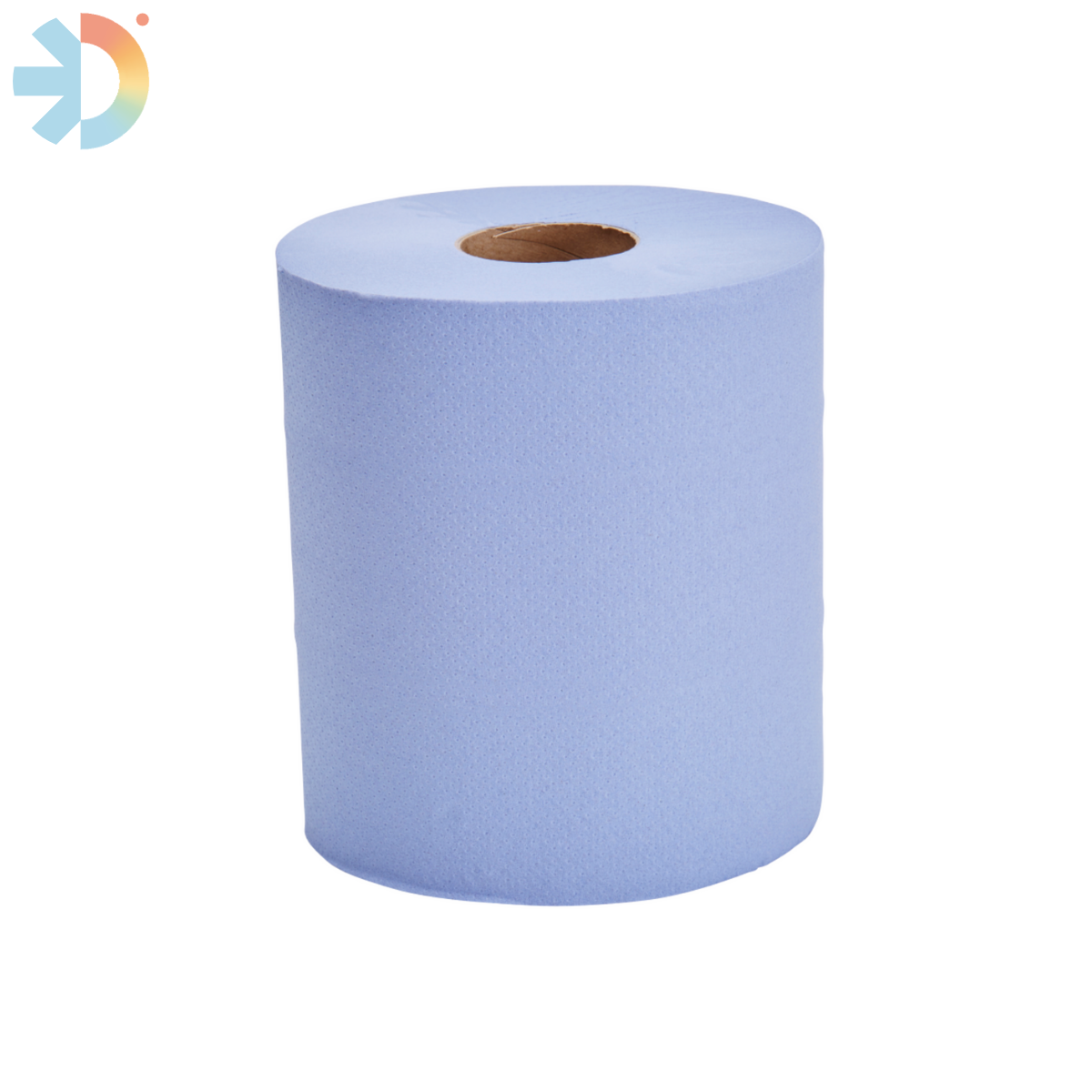 BLUE CENTERFEED ROLL 2PLY