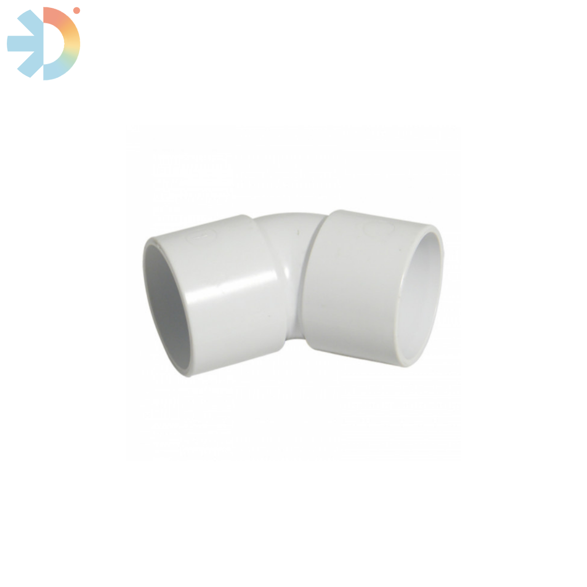 WHITE WASTE 45 BEND 1.1/4 (32MM)