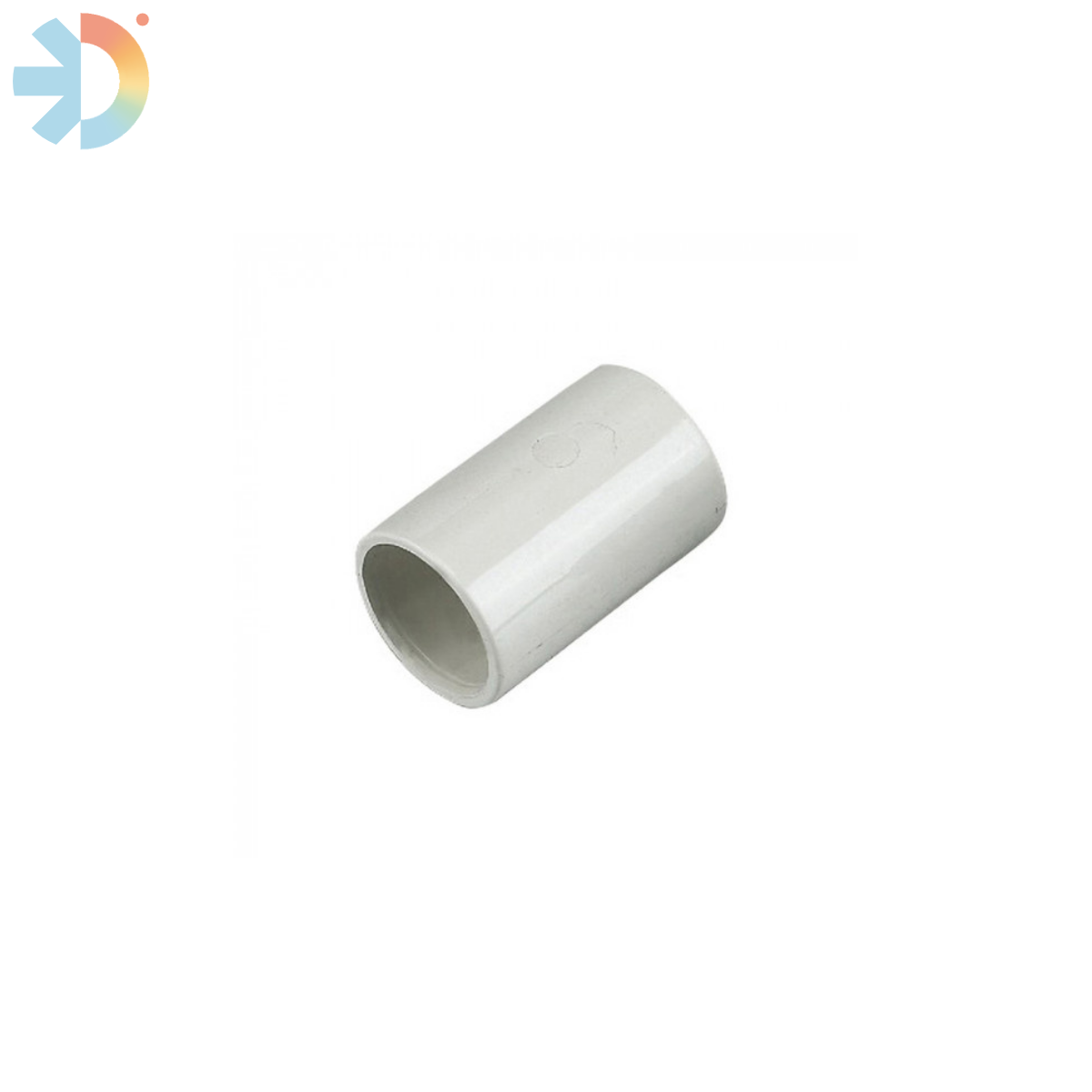 WHITE OVERFLOW COUPLER 3/4 (21.5MM)