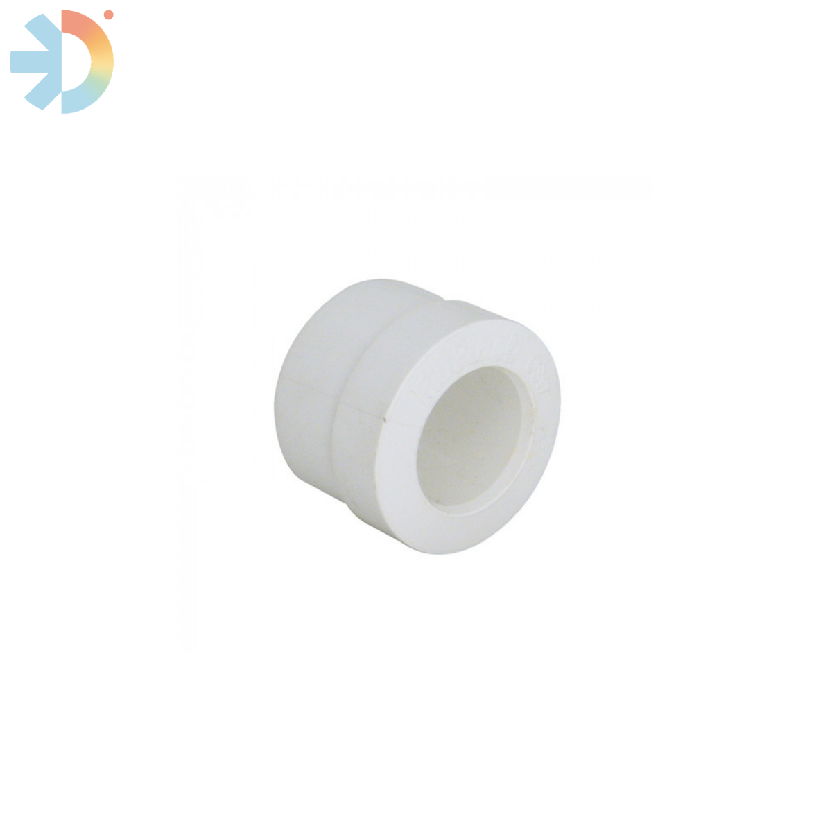 WHITE  3/4 X 1.1/4 REDUCER  (21.5 X 32MM)