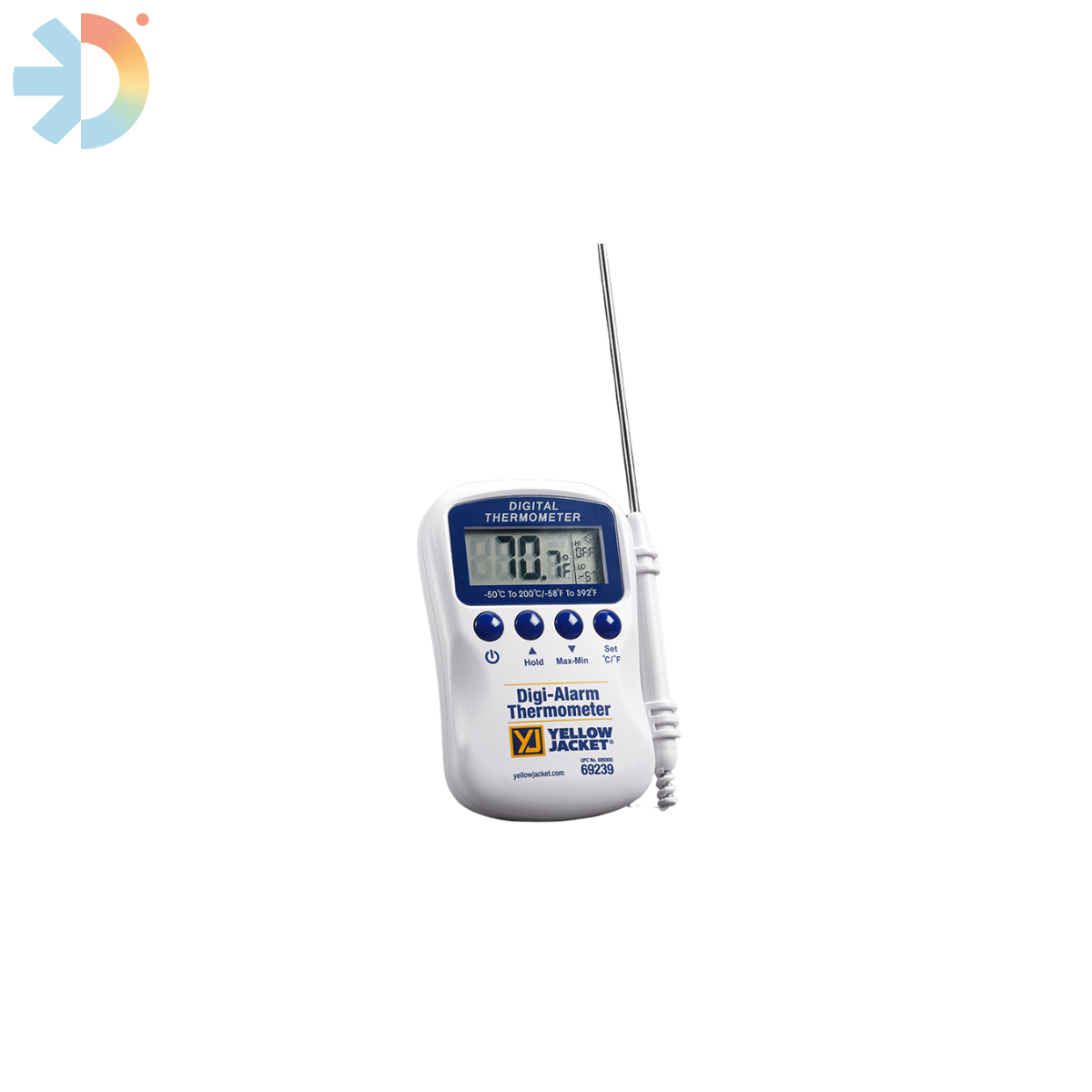 YJ DIGI ALARM THERMOMETER